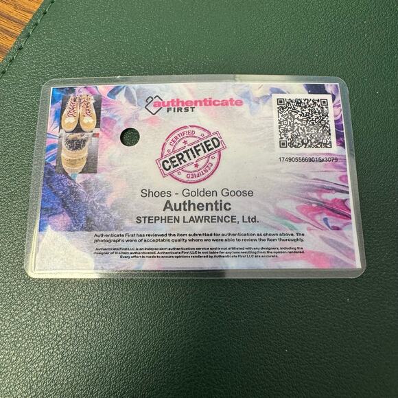 Golden Goose Silver Metallic Glitter Color Block Pattern High Top Sneakers 9 - Picture 6 of 9